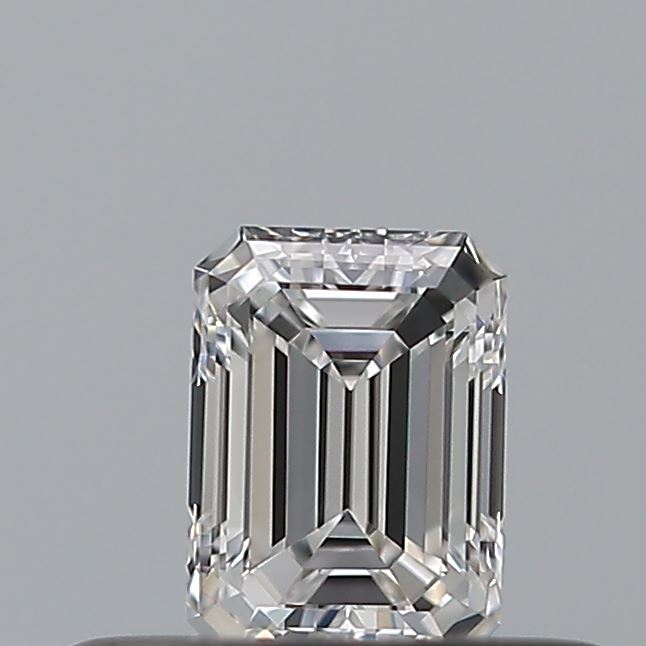 0.25 carat Emerald diamond D VVS2