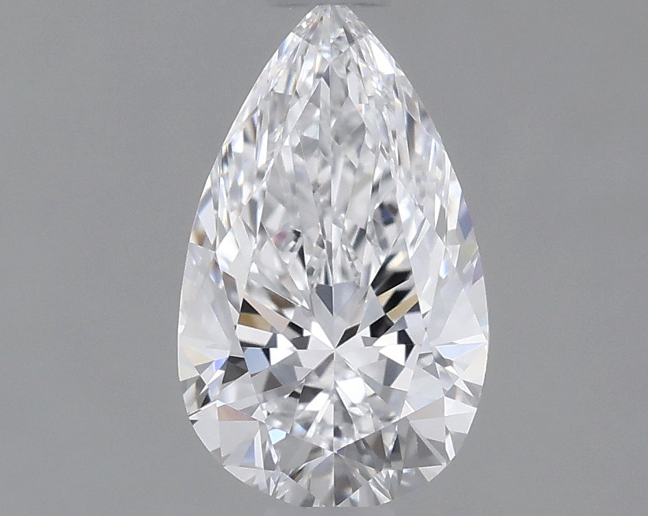 0.81 carat Pear diamond D VVS2