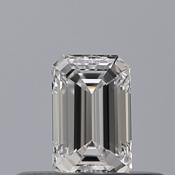 0.24 carat Emerald diamond D VVS2