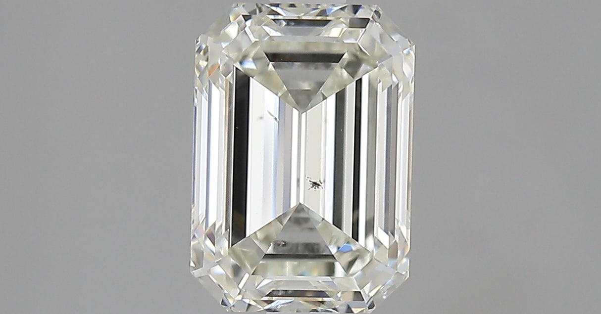 2.02 carat Emerald diamond J SI1