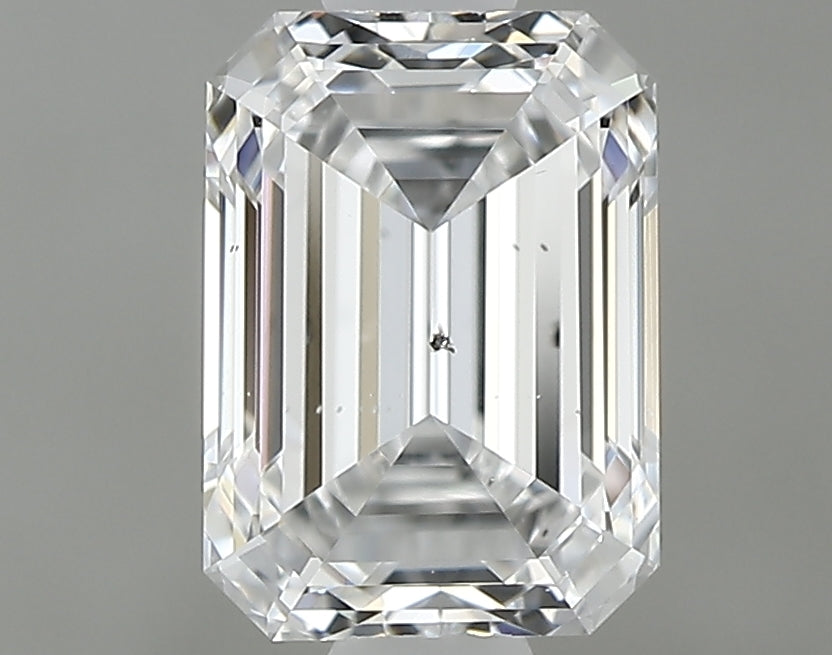 0.81 carat Emerald diamond D SI2