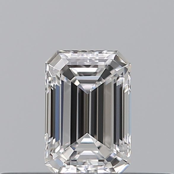 0.23 carat Emerald diamond D VVS2