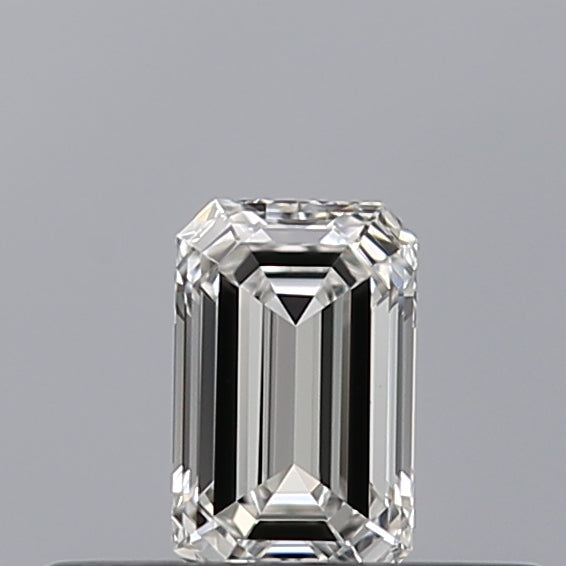 0.24 carat Emerald diamond F VVS2