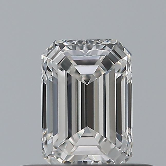 0.37 carat Emerald diamond E VVS1