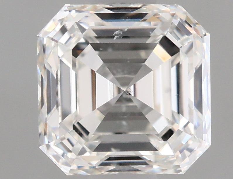 0.80 carat Asscher diamond I SI1