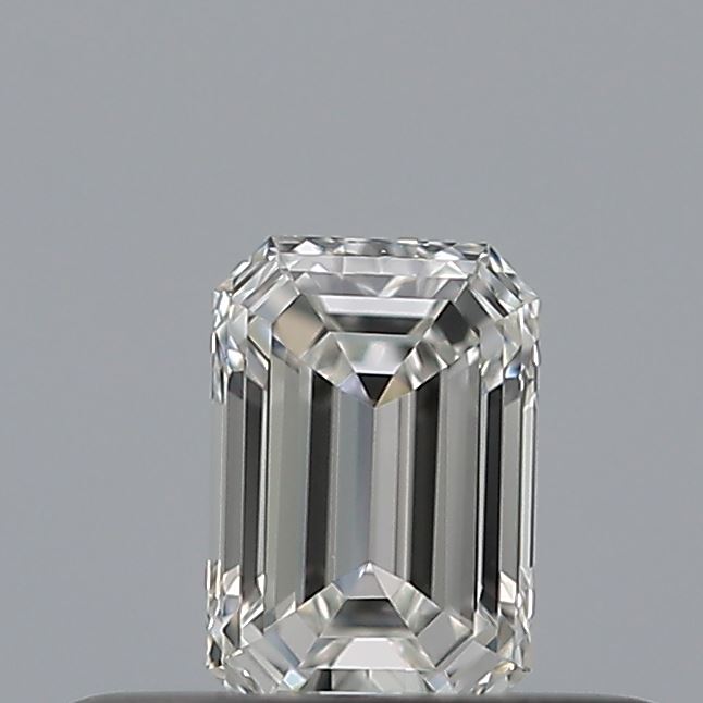 0.24 carat Emerald diamond F VVS2