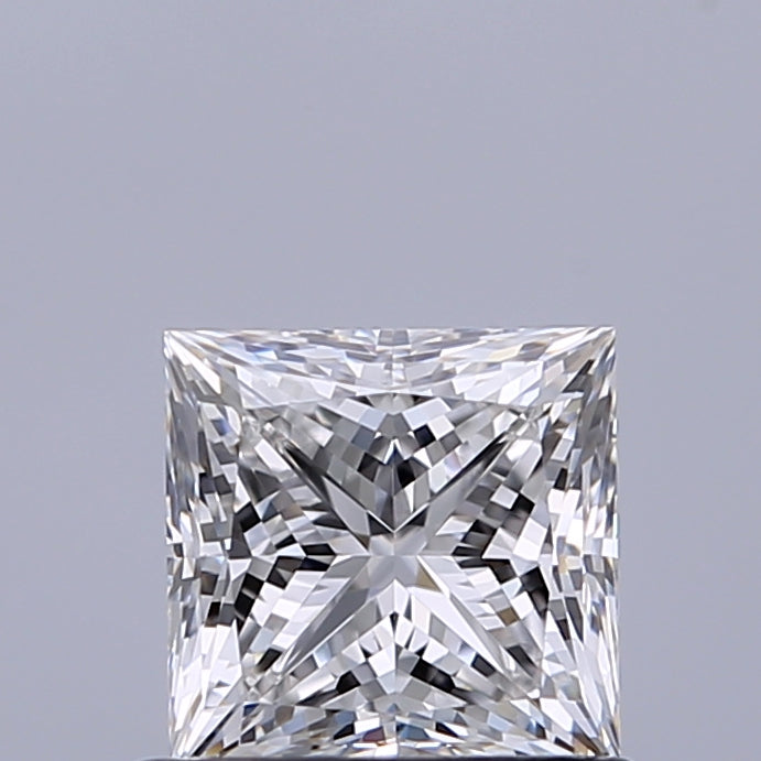 0.72 carat Princess diamond F VVS2
