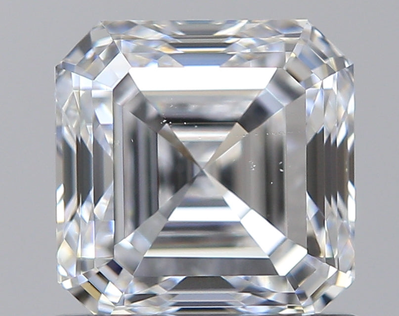 0.90 carat Asscher diamond D VS2