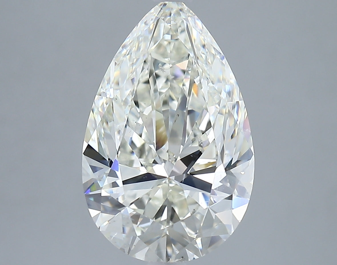 4.01 carat Pear diamond J SI2