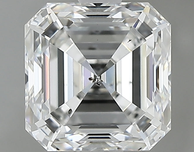 1.61 carat Asscher diamond D SI2