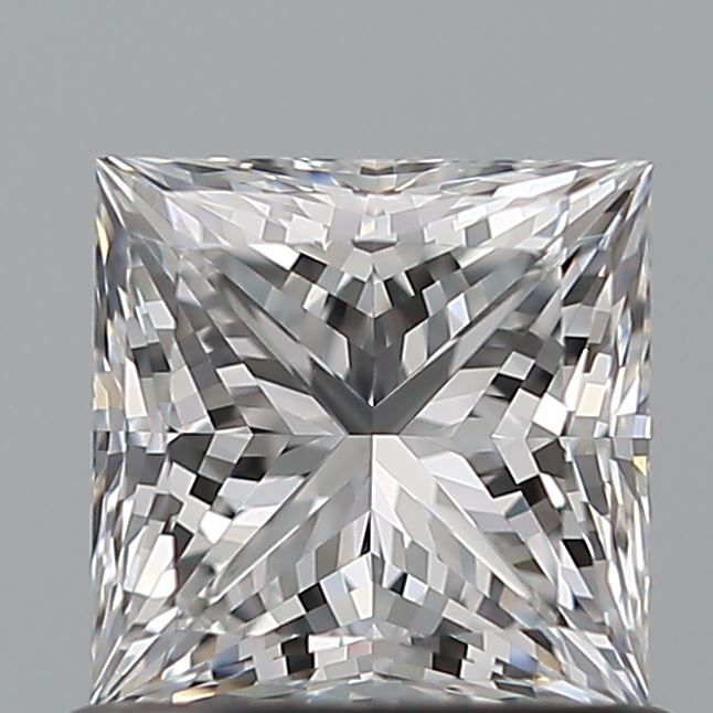 0.74 carat Princess diamond D VS2