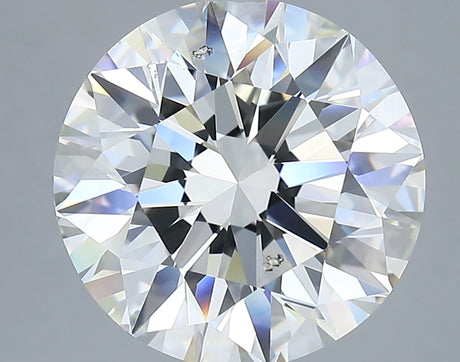 5.20 carat Round diamond H SI1 Excellent