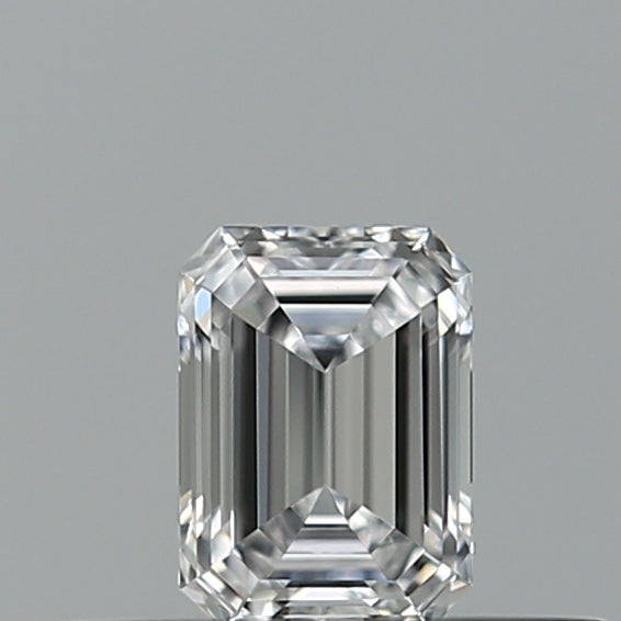 0.25 carat Emerald diamond D VVS2