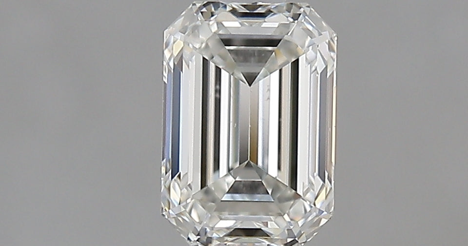 0.90 carat Emerald diamond G VVS2 Excellent
