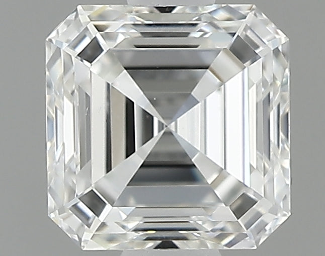 0.83 carat Asscher diamond F VS1