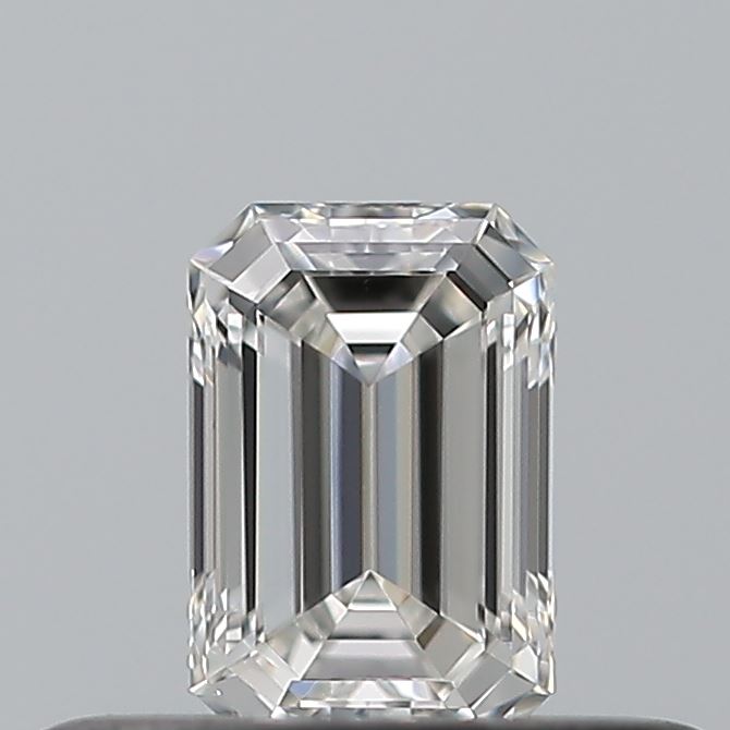 0.24 carat Emerald diamond F VVS2