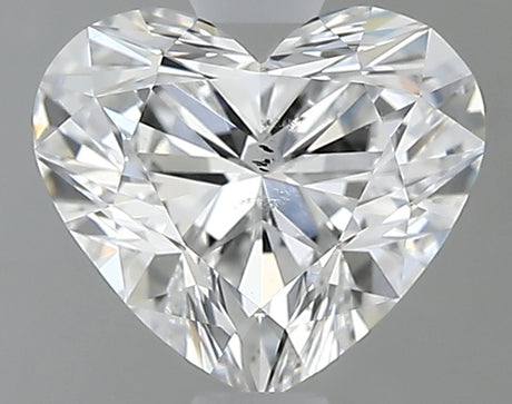 0.88 carat Heart diamond E SI2