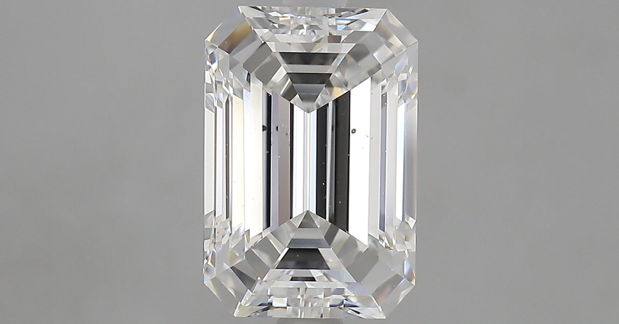 2.70 carat Emerald diamond D SI1