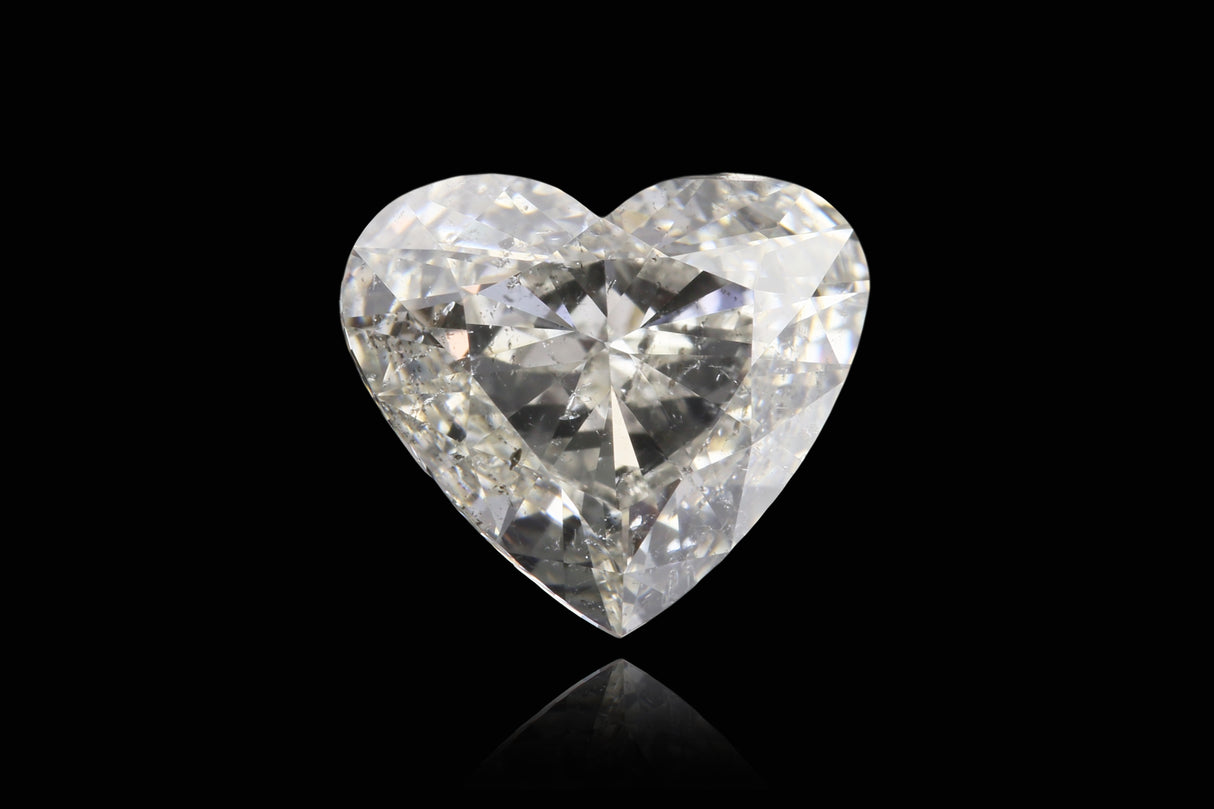 1.38 carat Heart diamond I  I1