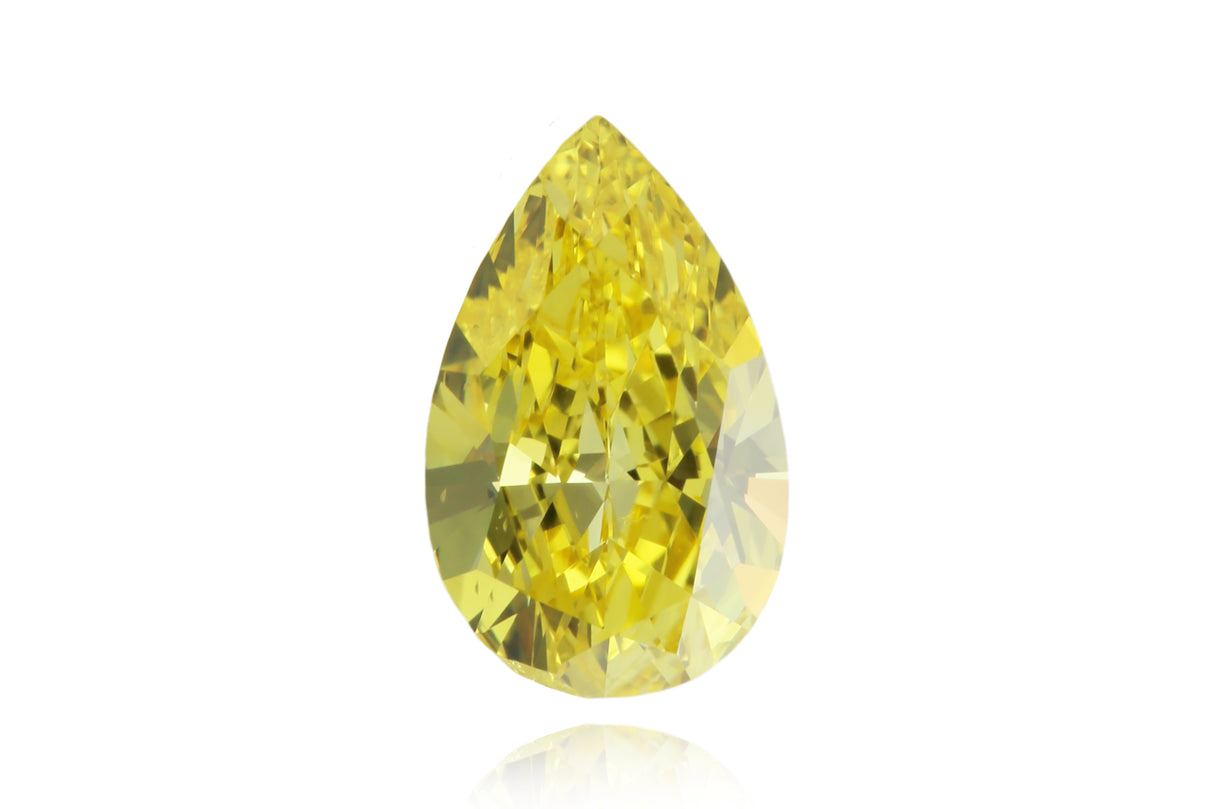 0.74 carat Pear diamond  Yellow VS2