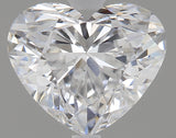 0.8 carat Heart diamond D  VS2