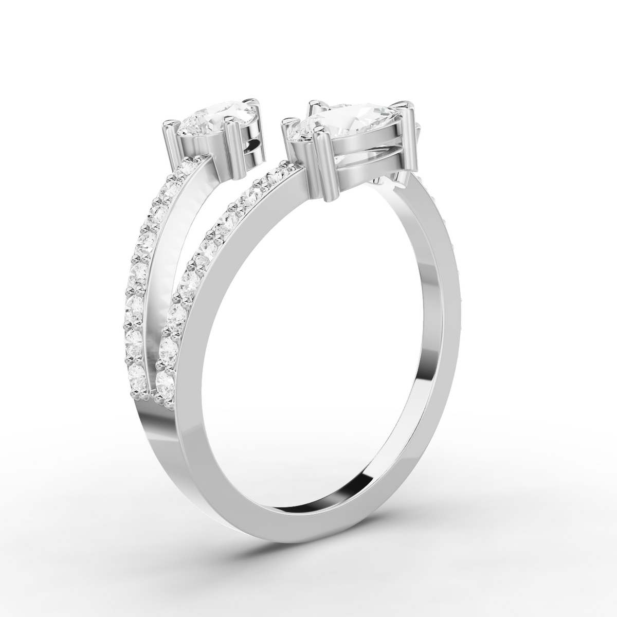 18K White Gold, 14K White Gold