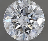 0.90 carat Round diamond F  I1 Excellent