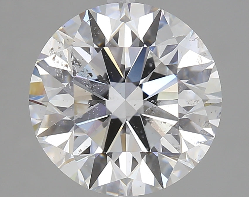 3.57 carat Round diamond D  SI2 Excellent