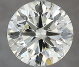 3.70 carat Round diamond K  VVS1 Excellent