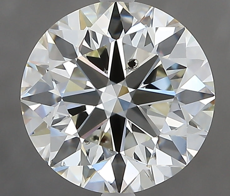 2.70 carat Round diamond J  SI2 Excellent