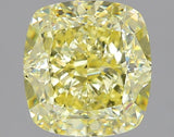 3.3 carat Cushion diamond  Yellow VS2