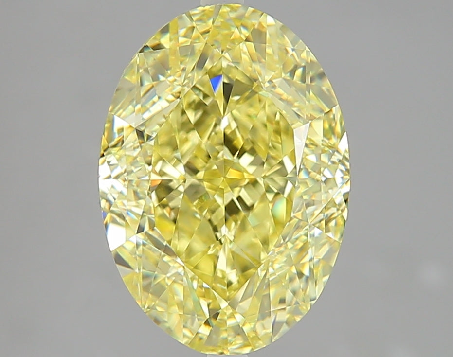 5.04 carat Oval diamond  Yellow VS1