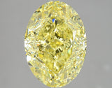 5.04 carat Oval diamond  Yellow VS1