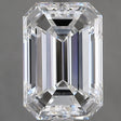 3.70 carat Emerald diamond E  VVS1 