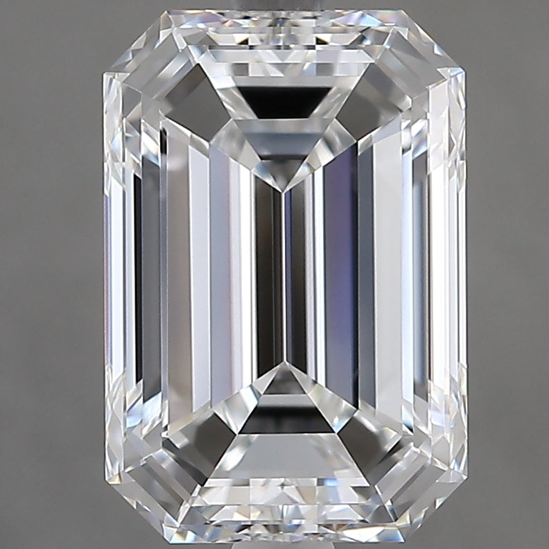 3.70 carat Emerald diamond E  VVS1 