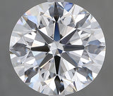 3.90 carat Round diamond D  IF Excellent