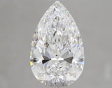 2.01 carat Pear diamond D  VVS2