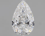 1.00 carat Pear diamond D  SI1