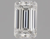 0.35 carat Emerald diamond F  VVS2