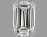 0.30 carat Emerald diamond D  VVS2
