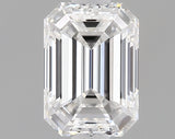 0.30 carat Emerald diamond D  VVS2
