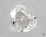 0.28 carat Heart diamond F  I1