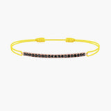 Black Diamond Bar Cord Bracelet
