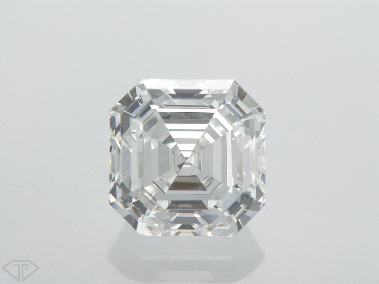 4.04 carat Asscher diamond E VVS2 