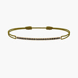 Black Diamond Bar Cord Bracelet