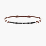 Black Diamond Bar Cord Bracelet