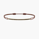 Black Diamond Bar Cord Bracelet