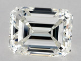 3.01 carat Emerald diamond I  VVS2