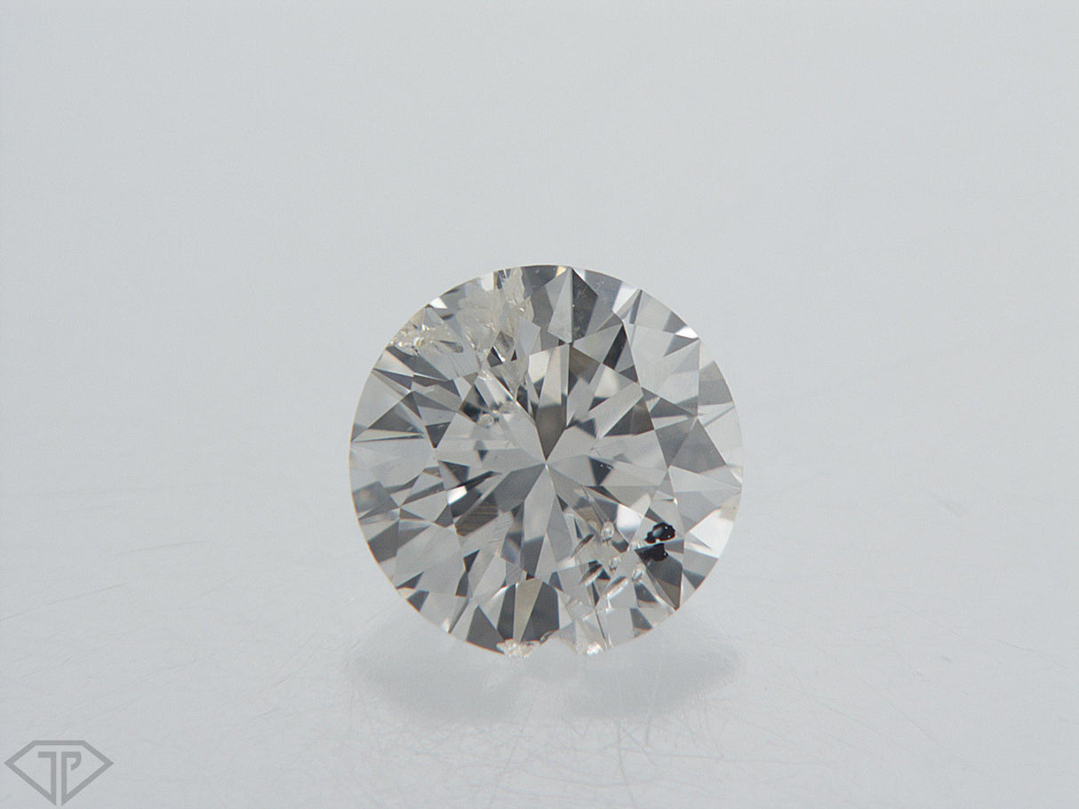 0.50 carat Round diamond J  I1 Very good