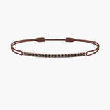 Black Diamond Bar Cord Bracelet